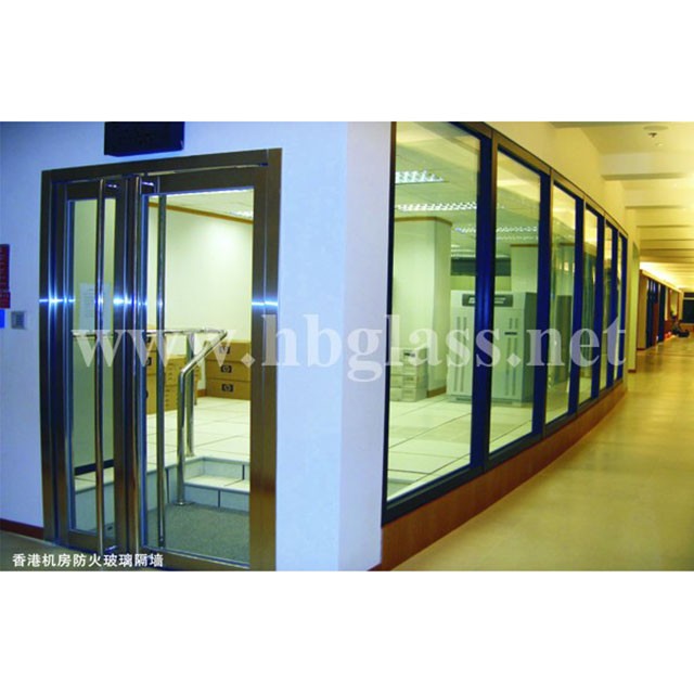 British standard BS476 fireproof glass partition wall